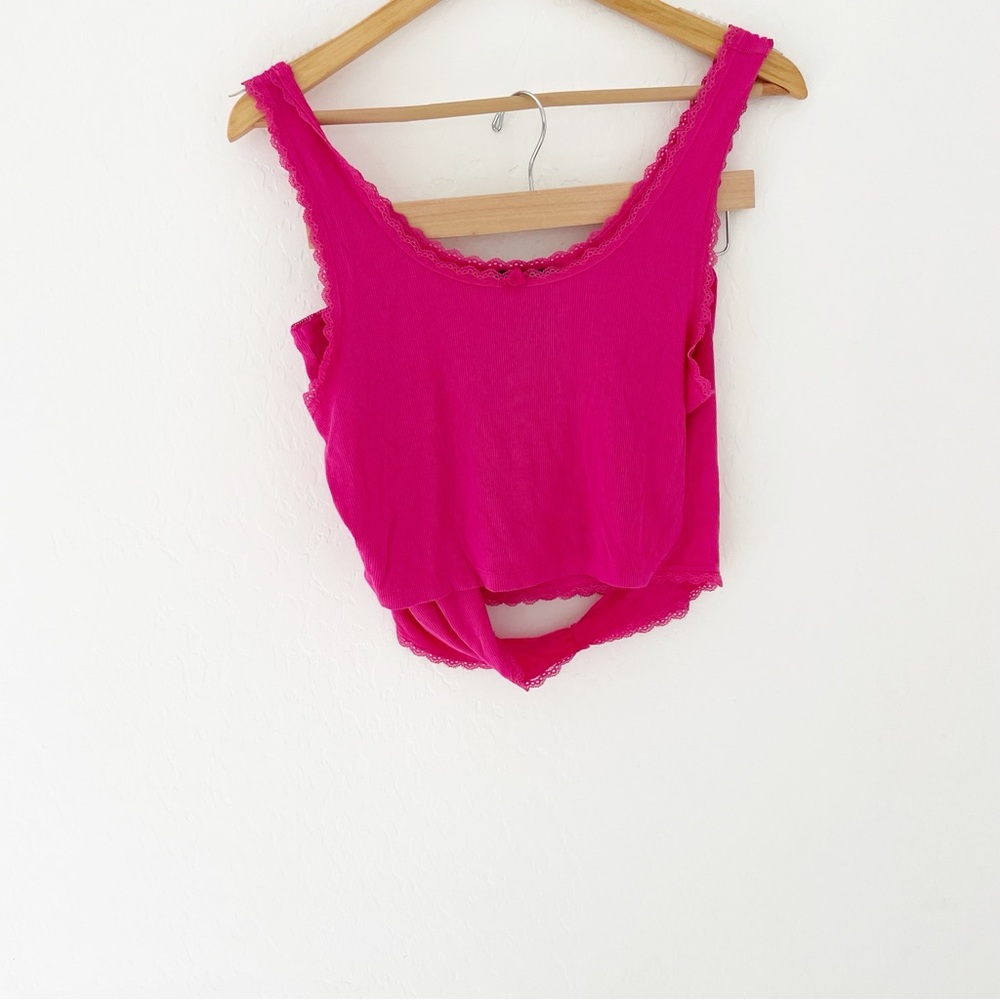 LALA sleepwear pink 2 piece set large